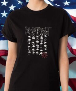 Knotfest Skull Stack Vintage Wash Black Shirts