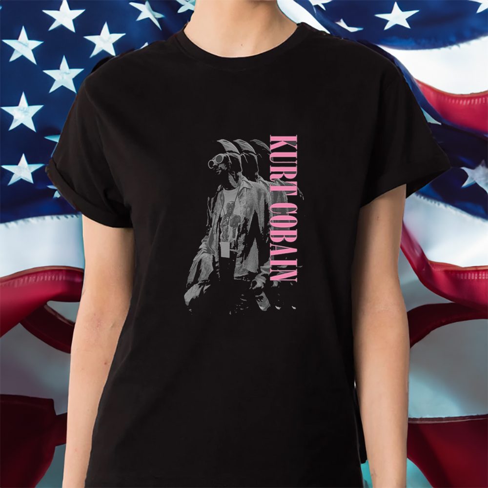 Kurt Cobain Women's Standing T-Shirt 4 Kurt Cobain Women's Standing Shirt