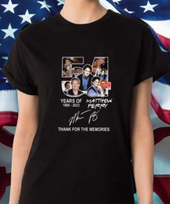 Matthew Perry Thank You For Memories Years Of 1969 2023 Shirts