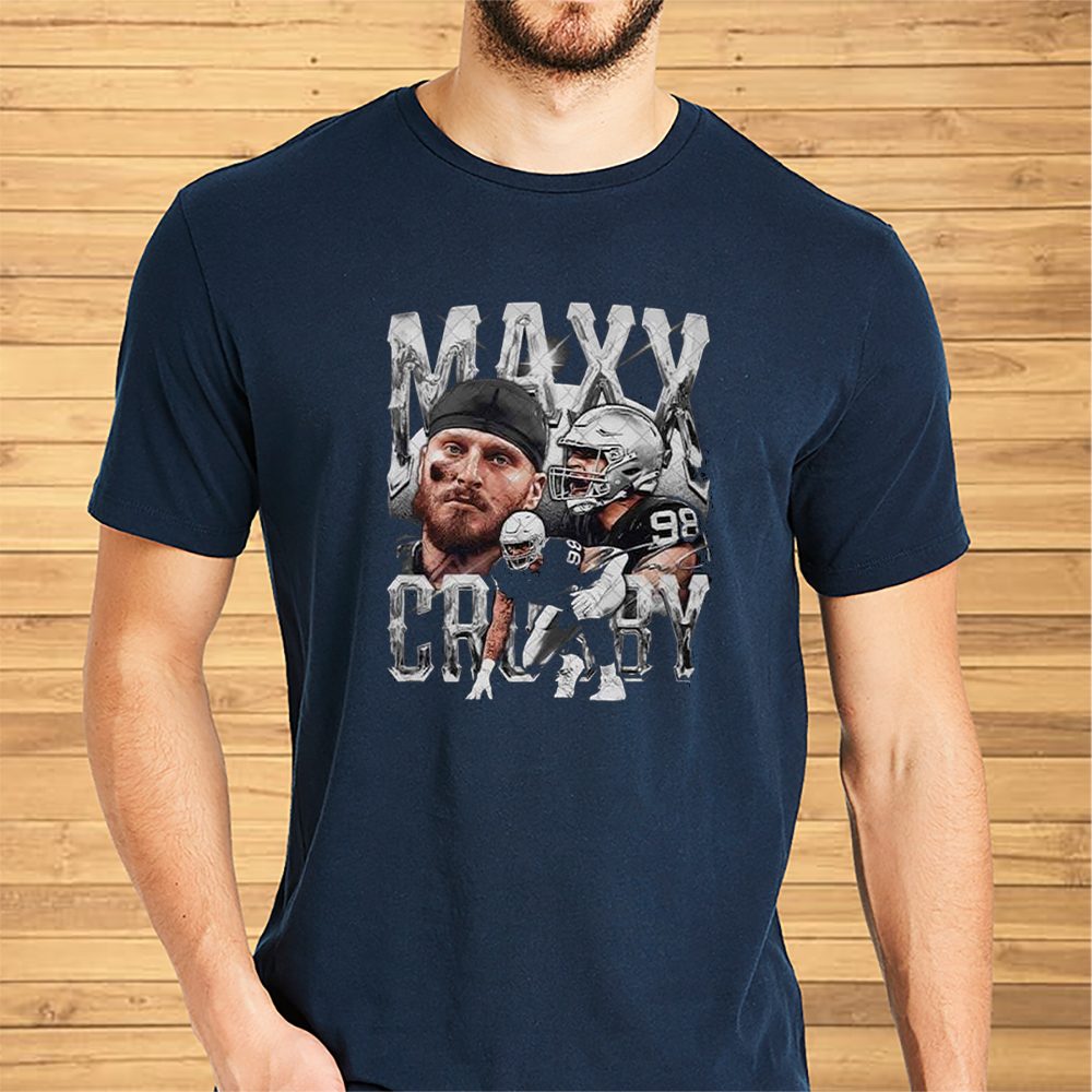 Maxx Crosby Vintage Las Vegas Raiders T-Shirt 4 Maxx Crosby Vintage Las Vegas Raiders Shirt