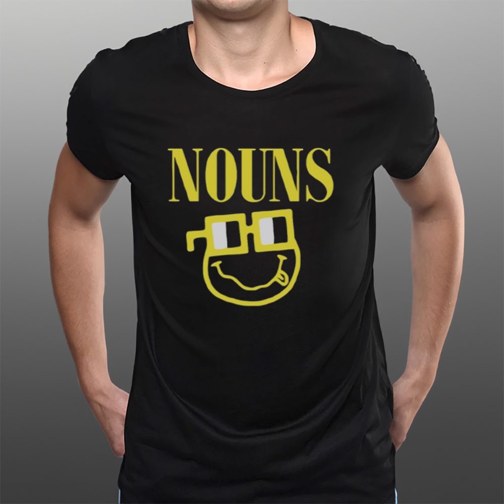 Nouns Smiley T-Shirt 4 Nouns Smiley T-Shirts