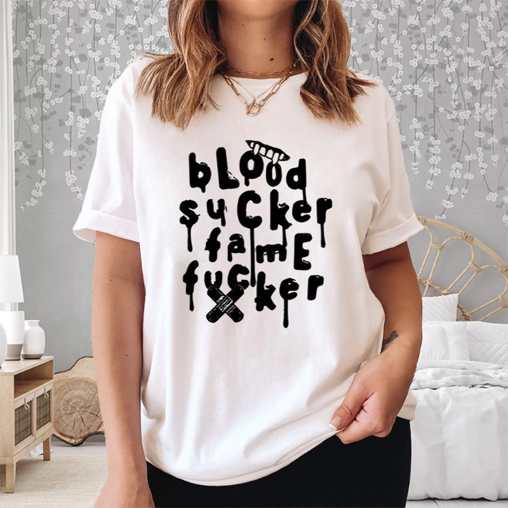 Olivia Rodrigo Blood Sucker Fame Fucker Limited T-Shirt 4 Olivia Rodrigo Blood Sucker Fame Fucker Limited Shirt
