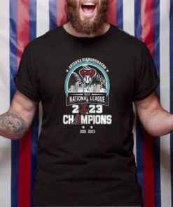Original Arizona Dbacks NLCS National League 2023 Champions Skyline T-Shirt