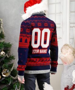 Personalized EPL Arsenal Grinch Ugly Sweaters All Over Print For Fan Back