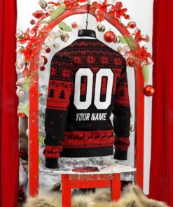 Personalized EPL Brentford Grinch Ugly Sweaters All Over Print For Fan Back