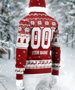 Personalized EPL Nottingham Grinch Ugly Sweaters All Over Print For Fan Back
