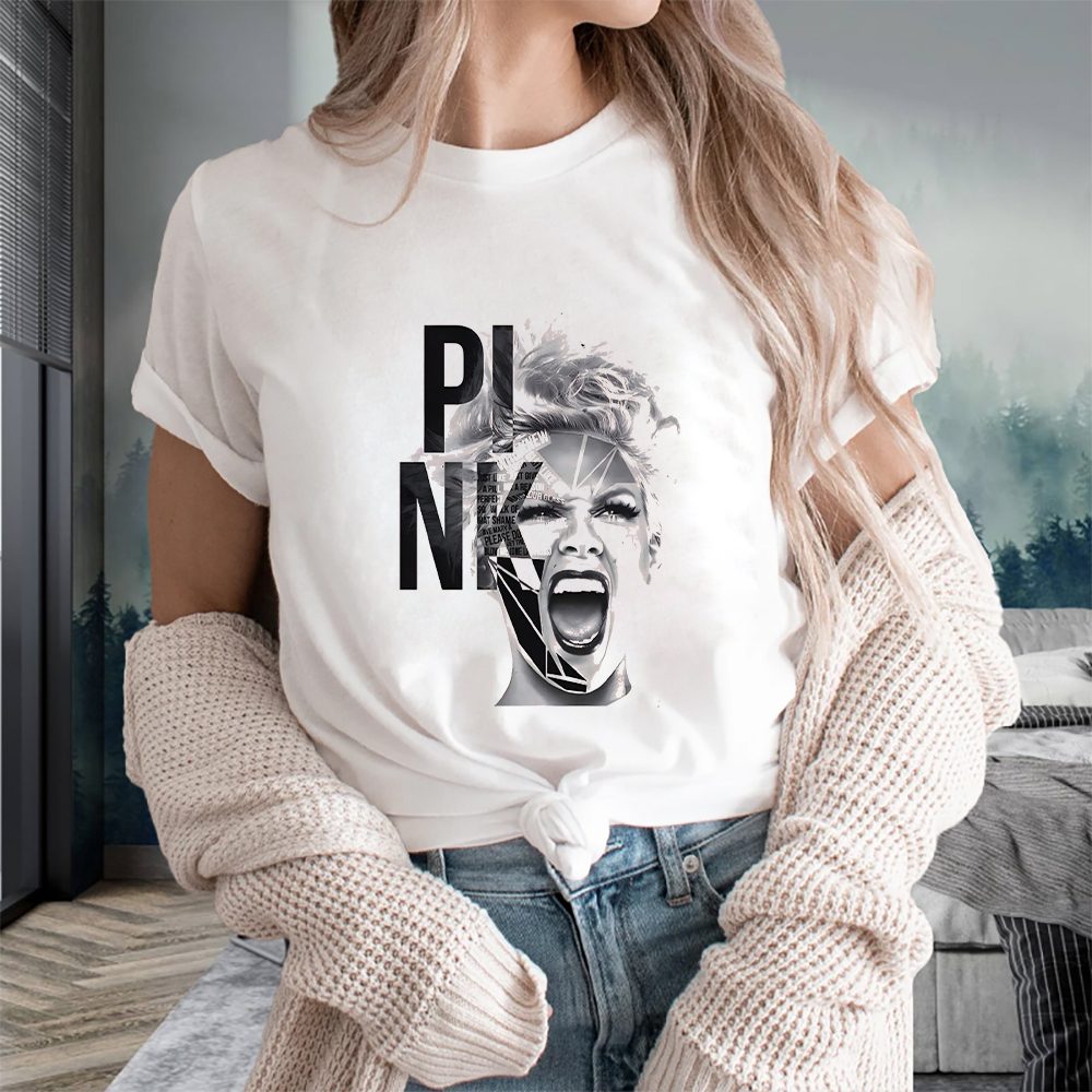 Pink Carnival Trust Fall Album Sweat T-Shirt 4 Pink Carnival Trust Fall Album Sweat T-Shirts