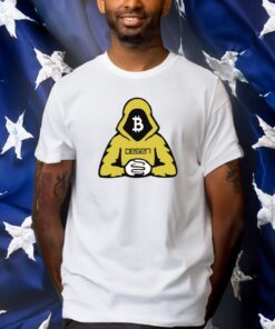 Ran Neuner Wearing Bitcoin Degen Man Shirts