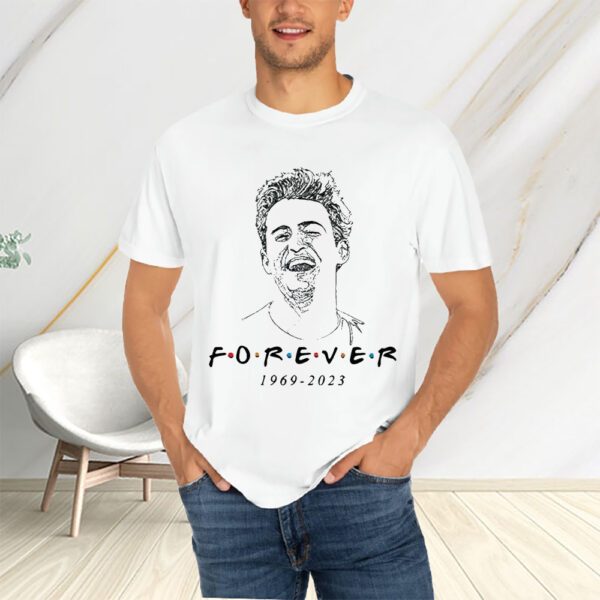 Rare Vintage Friends 1969 2023 Forever Matthew Perry T-Shirtt