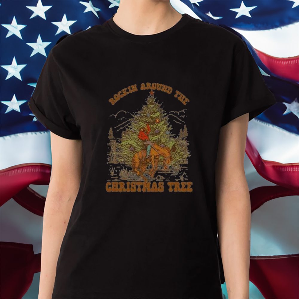Rockin Around The Christmas Tree Print Sweat T-Shirt 4 Rockin Around The Christmas Tree Print Sweat Shirt
