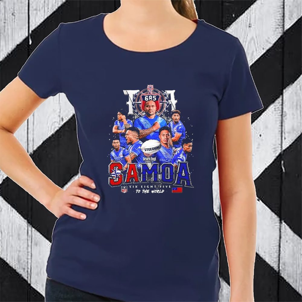 Samoa 2023 NFS Six Eight Five To The World T-Shirt 4 Samoa 2023 NFS Six Eight Five To The World TShirt