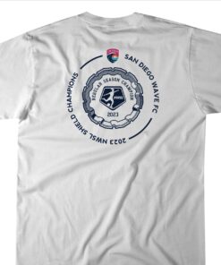 San Diego Wave FC - 2023 Shield Champs Circle Shirt & Hoodies