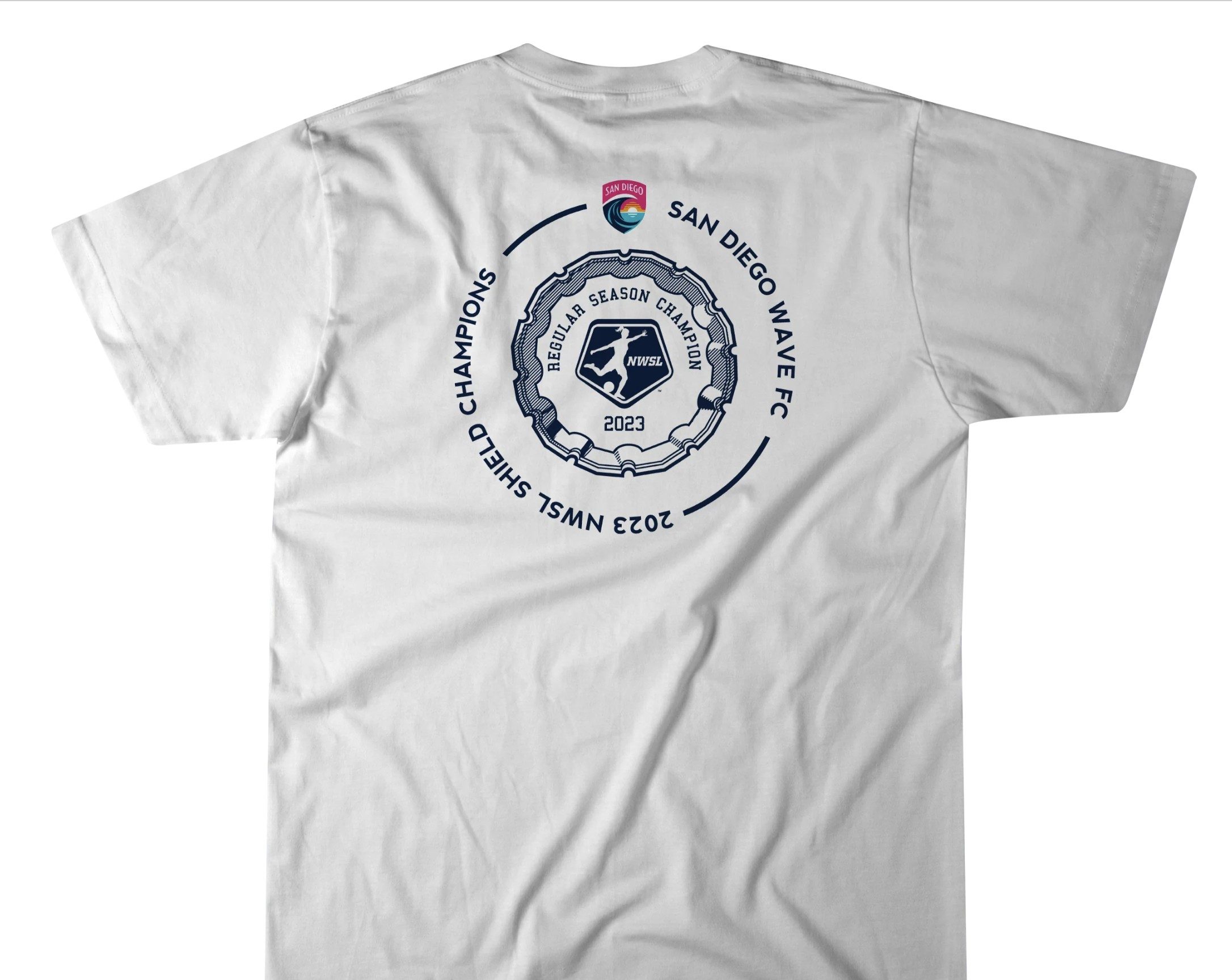 San Diego Wave FC - 2023 Shield Champs Circle Shirt 4 San Diego Wave FC - 2023 Shield Champs Circle Shirt & Hoodies