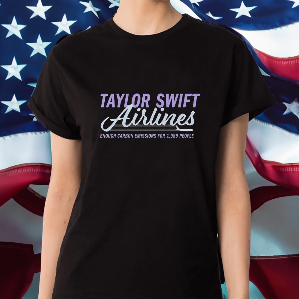 Taylor Swift Airlines Enough Carbon Emissions For 1989 People Sweat T-Shirt 4 Taylor Swift Airlines Enough Carbon Emissions For 1989 People Sweat Shirt