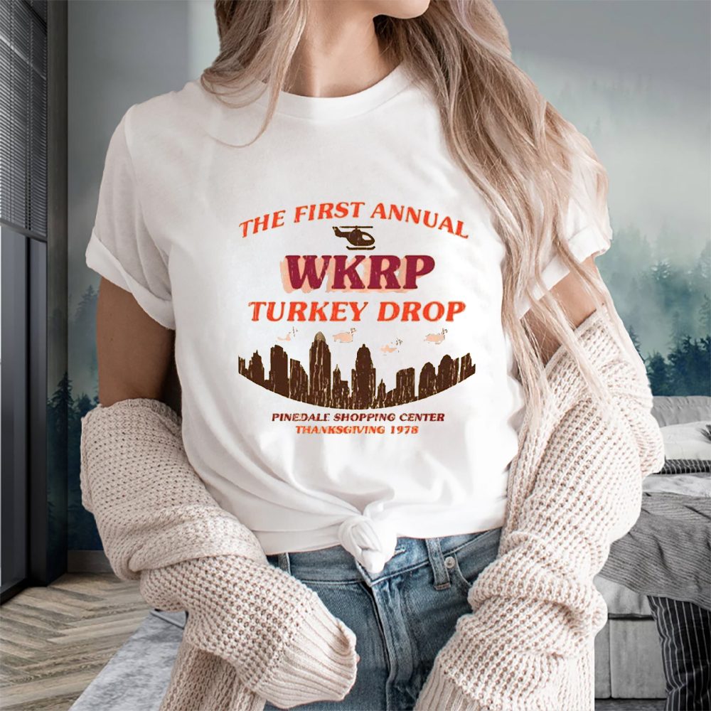 The First Annual Wkrp Turkey Drop T-Shirt 4 The First Annual Wkrp Turkey Drop T-Shirts
