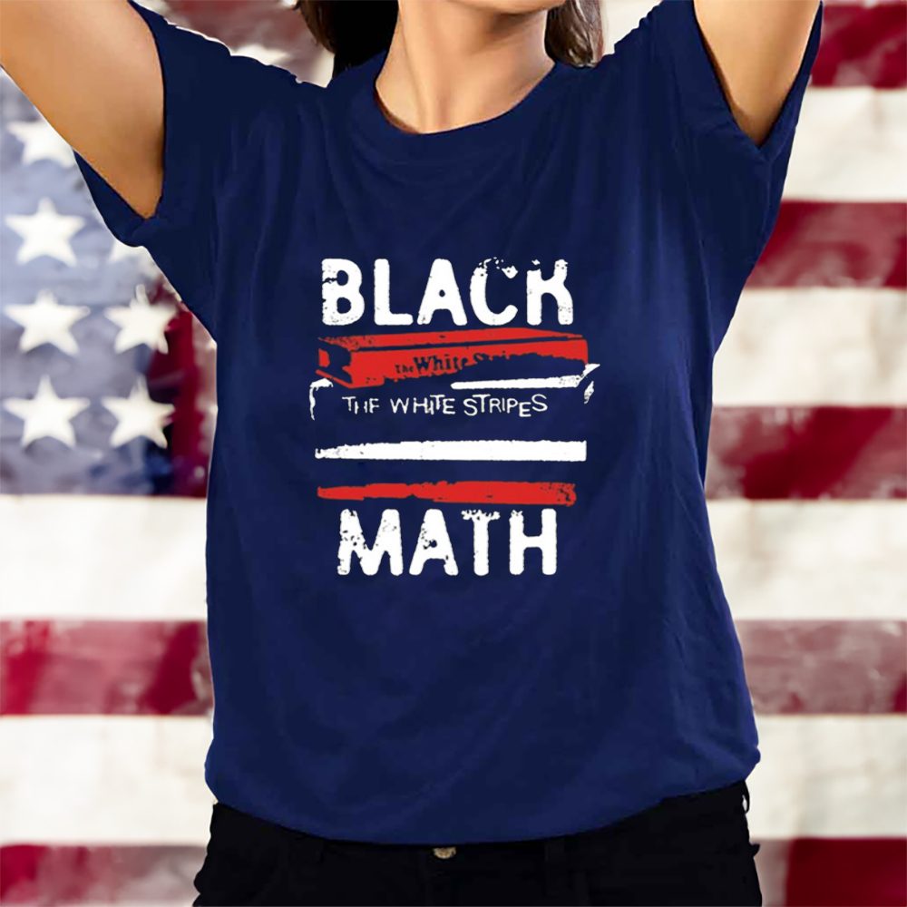 The White Stripes Black Math T-Shirt 4 The White Stripes Black Math T-Shirts
