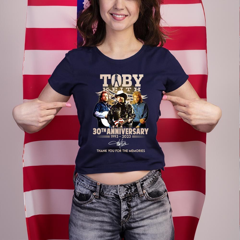 Toby Keith 30th Anniversary 1993 – 2023 Thank You For The Memories T-Shirt 4 Toby Keith 30th Anniversary 1993 – 2023 Thank You For The Memories T-Shirt