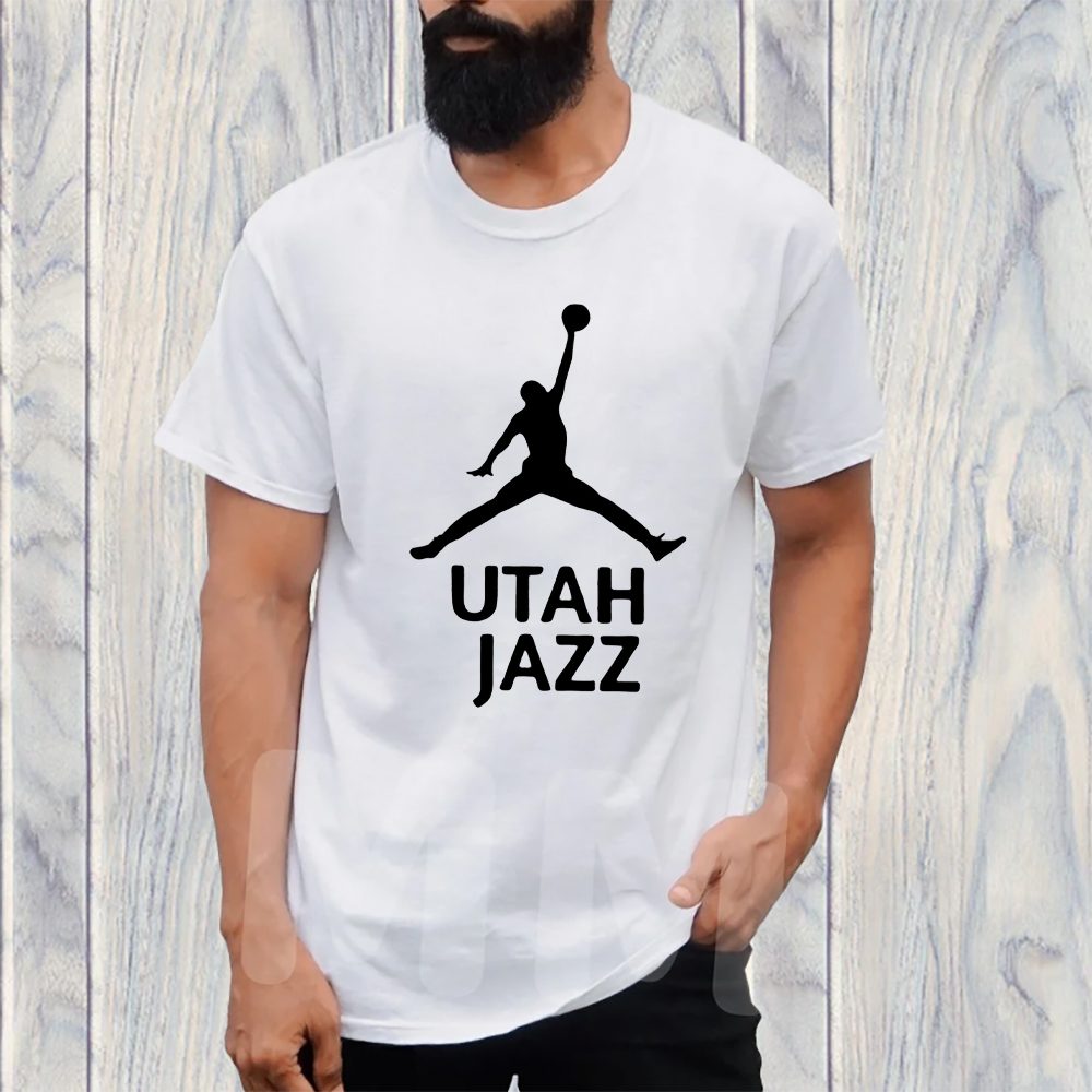 Utah Jazz Michael Jordan Jumpman T-Shirt 4 Utah Jazz Michael Jordan Jumpman TShirt
