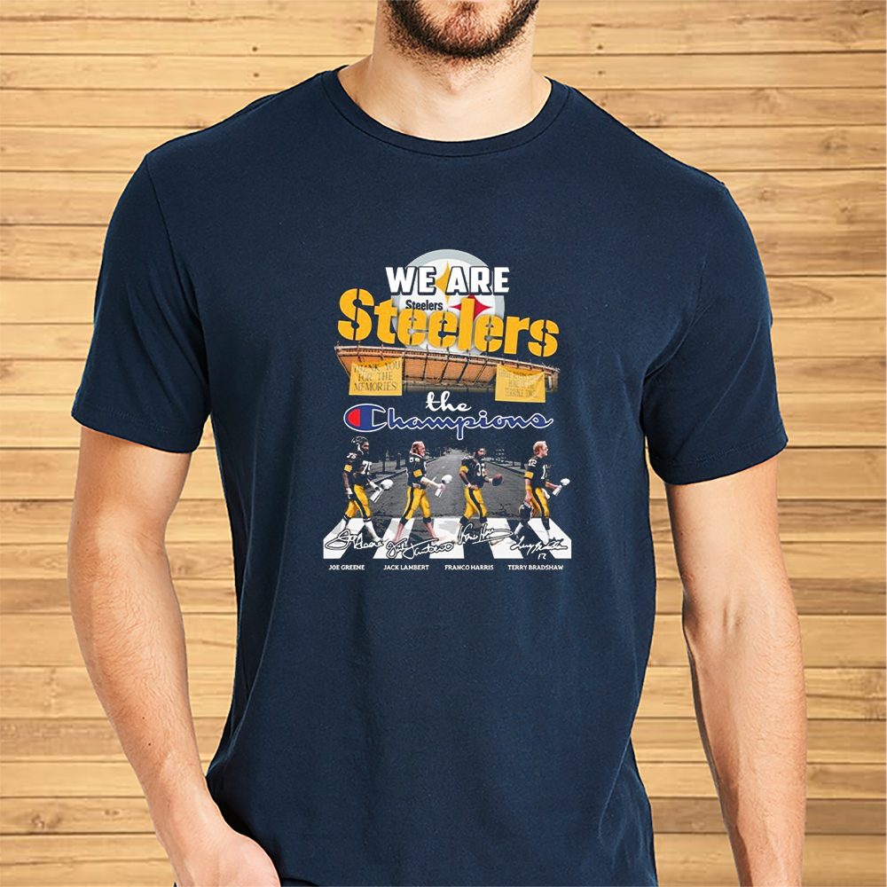 We Are Pittsburgh Steelers The Champions Abbey Road Signatures T-Shirt 4 We Are Pittsburgh Steelers The Champions Abbey Road Signatures Shirt