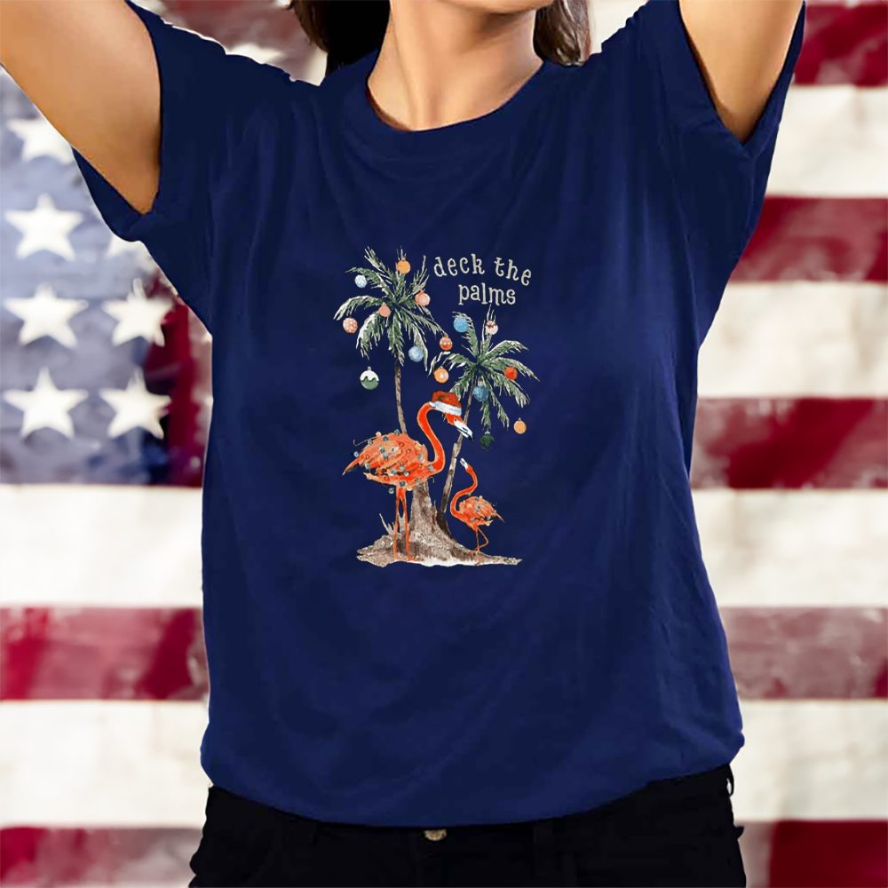 Women’S Casual Deck The Plam Sweat T-Shirt 4 Women’S Casual Deck The Plam Sweat T-Shirts