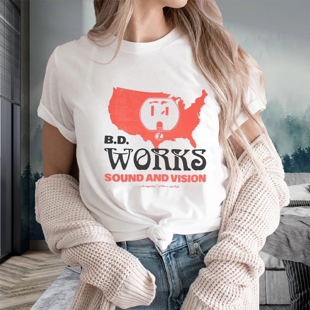 Works Sound And Vision Los Angeles California USA T-Shirt 4 Works Sound And Vision Los Angeles California USA T-Shirts