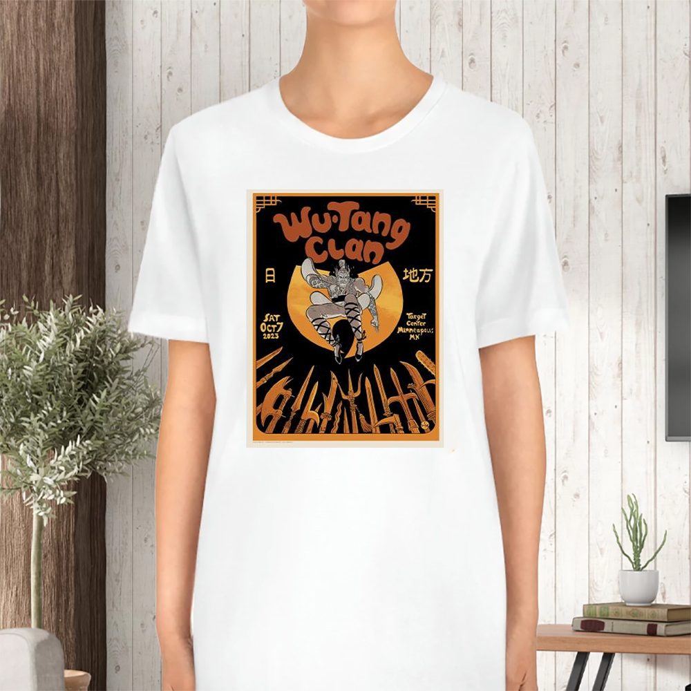 Wu-Tang Clan Target Center Minneapolis Mn Sat Oct 7 2023 Poster Unisex T-Shirt 4 Wu-Tang Clan Target Center Minneapolis Mn Sat Oct 7 2023 Poster Unisex TShirt