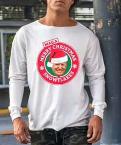 Doxielvr Donald Trump Maga Merry Christmas Snowflakes-Unisex T-Shirt1