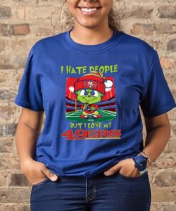 Grinch I Hate People But I Love My 49ers Christmas Shirt11
