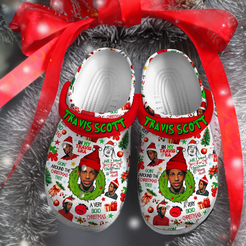 In My Travis Era All I Want For Christmas Travis Scott A Very Sicko Christmas Clogs 4 In My Travis Era All I Want For Christmas Travis Scott A Very Sicko Christmas Clogs Cute