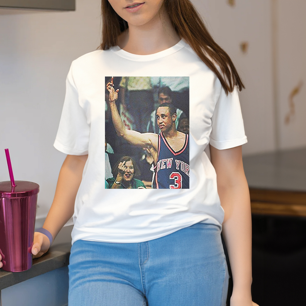 John Starks Middle Finger Shirt2