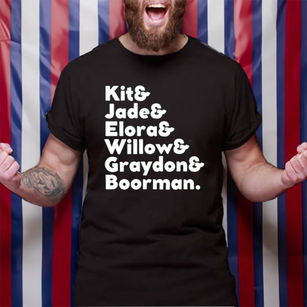 Kit & Jade & Elora & Willow & Graydon & Boorman T-Shirt 4 Kit & Jade & Elora & Willow & Graydon & Boorman TShirt