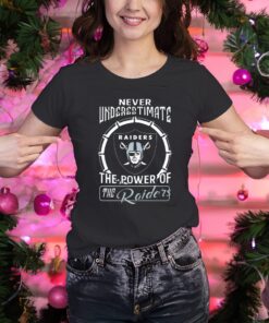 Never Underestimaate The Power Of The Las Vegas Raiders Shirts