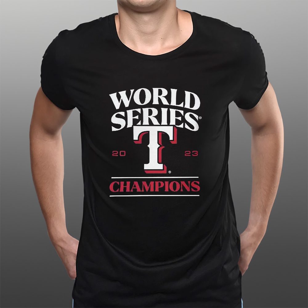 Rangers Branded 2023 World Series Champions 2023 T-Shirt 4 Rangers Branded 2023 World Series Champions 2023 T-Shirts