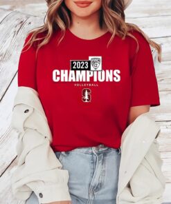 Stanford Cardinal 2023 Pac-12 Women’s Volleyball Regular Season Champions Locker Room T-Shirt