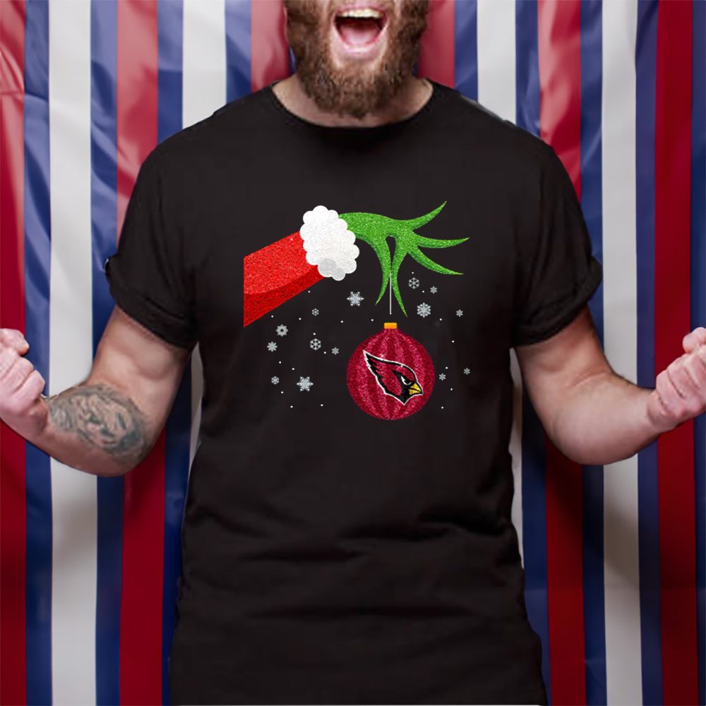 The Grinch Christmas Ornament Arizona Cardinals T-Shirt 4 The Grinch Christmas Ornament Arizona Cardinals TShirt