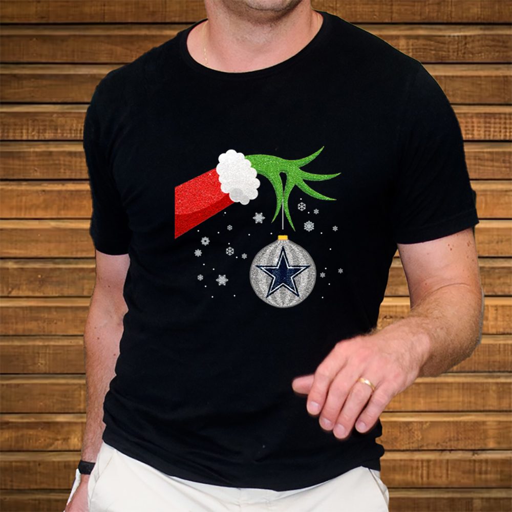The Grinch Christmas Ornament Dallas Cowboys T-Shirt 4 The Grinch Christmas Ornament Dallas Cowboys Shirt