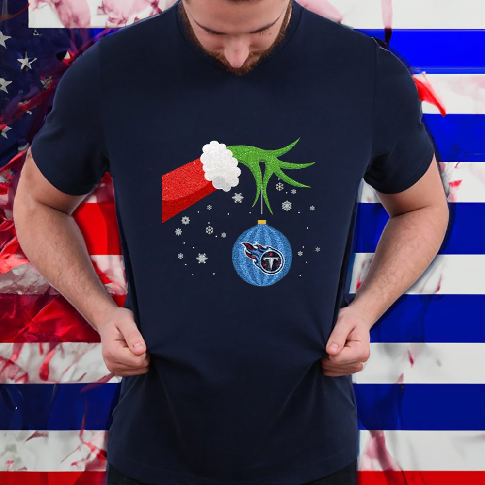 The Grinch Christmas Ornament Tennessee Titans T-Shirt 4 The Grinch Christmas Ornament Tennessee Titans T-Shirts