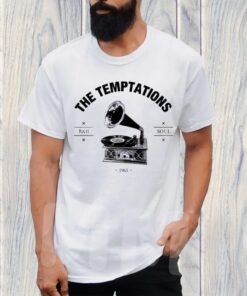 The Temptations Retro Record Player Logo T-Shirt