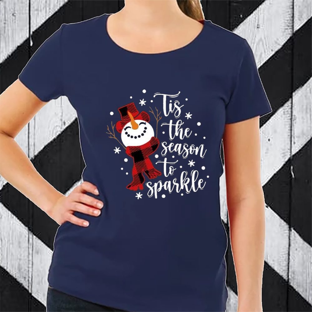 Tis The Season To Sparkle Christmas T-Shirt 4 Tis The Season To Sparkle Christmas TShirt