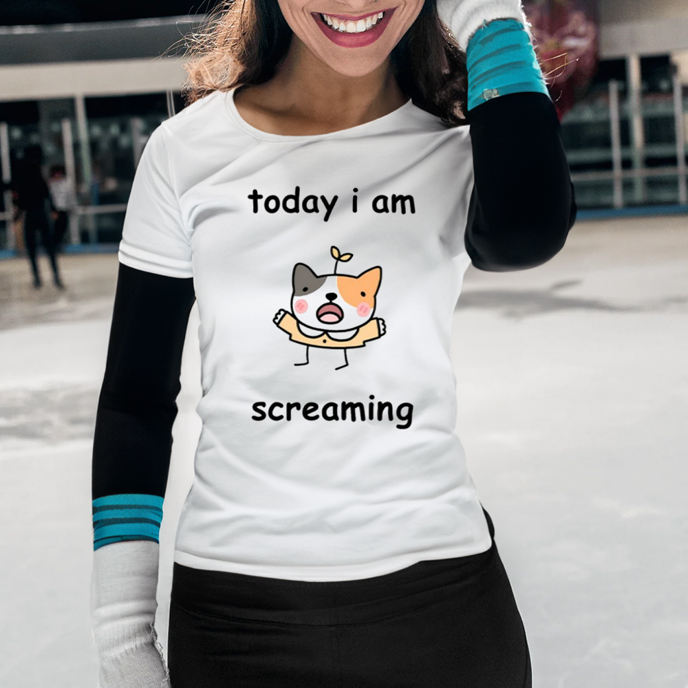 Today I Am Screaming-Women T-Shirts