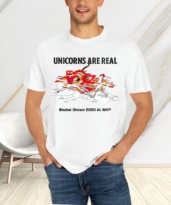 Unicorns Are Real Shohei Ohtani 2023 Al Mvp T-Shirts