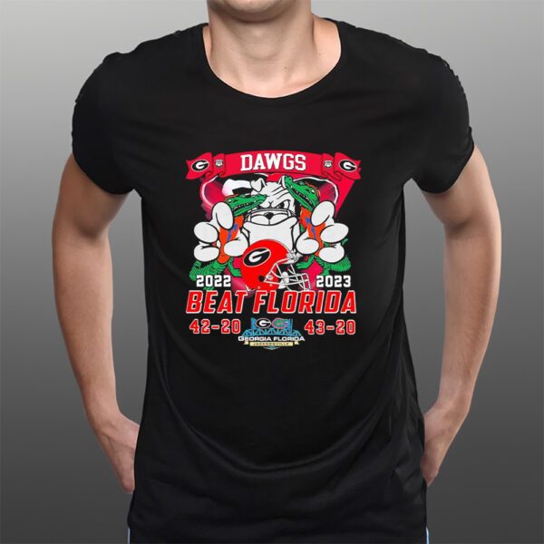 University Of Georgia Dawgs Beat Florida 2022-2023 T-Shirtt