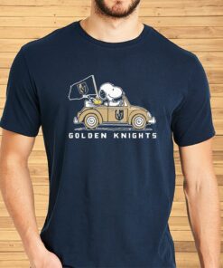 Vegas Golden Knights X Peanuts Snoopy And Woodstock On Car Shirts
