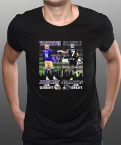 Washington Huskies On Saturdays And Seattle Seahawks On Sundays T-Shirtt