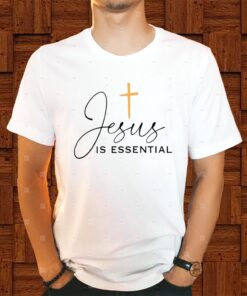 Women’s Jesus Is Essential Print Long Sleeve Sweat Shirts