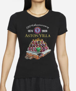 150th Anniversary 1874 – 2024 Aston Villa T-Shirts