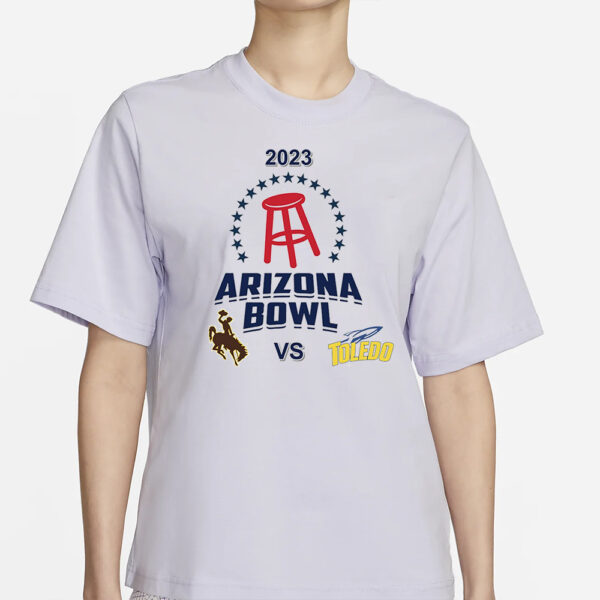 2023 Barstool Sports Arizona Bowl Toledo Rockets vs Wyoming Cowboy Football Shirt2