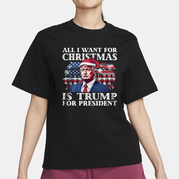 ALL I WANT FOR CHRISTMAS IS TRUMP T-SHIRT3