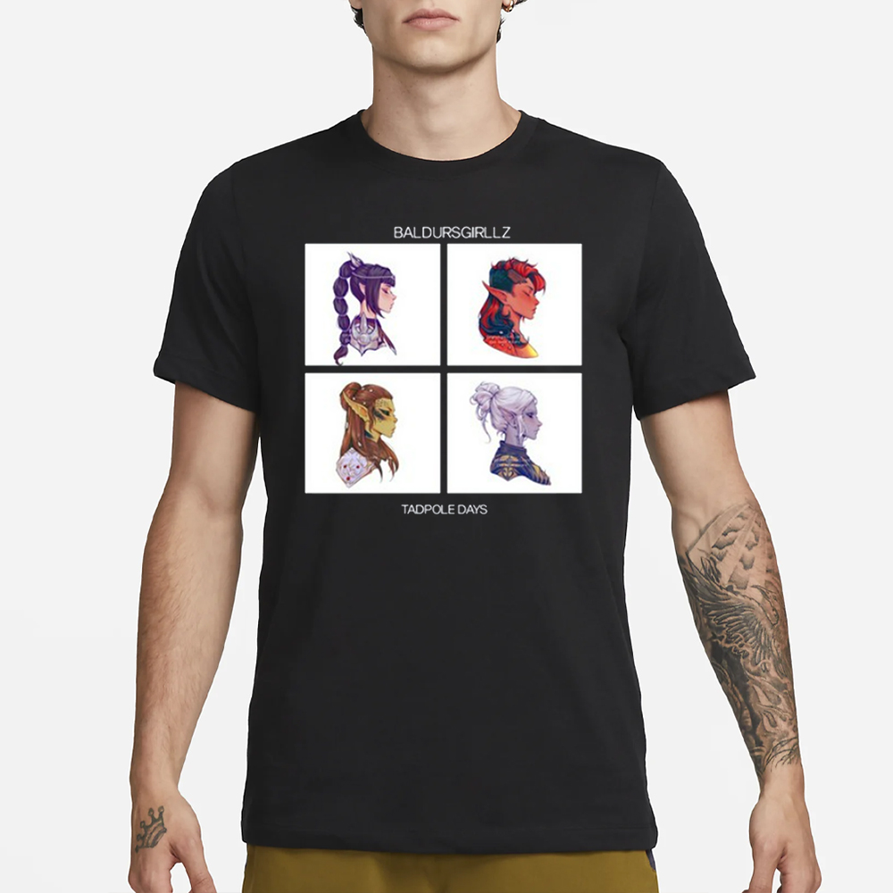 Baldursgirllz Tadpole Days T-Shirt 4 Baldursgirllz Tadpole Days T-Shirt1