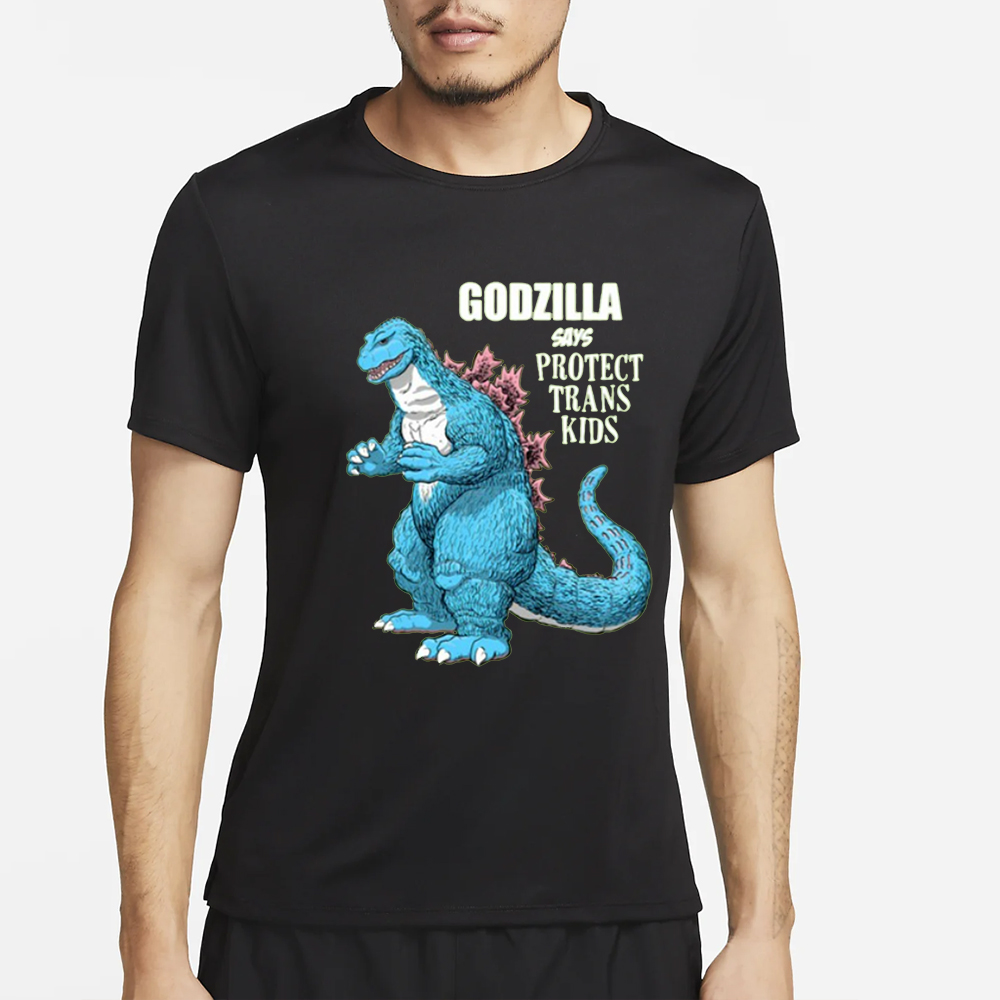 Bdavewalters Godzilla Says Protect Trans Kids T-Shirt 4 Bdavewalters Godzilla Says Protect Trans Kids T-Shirt4